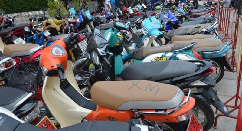 16 road racers captured, 40 motorbikes seized in Bangkok