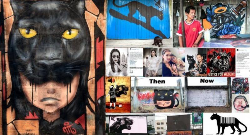Art breathes life into black leopard campaign – despite repeated attempts at suppression