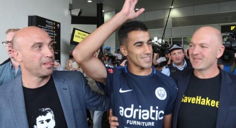 Refugee soccer player back in Australia after Thailand frees him