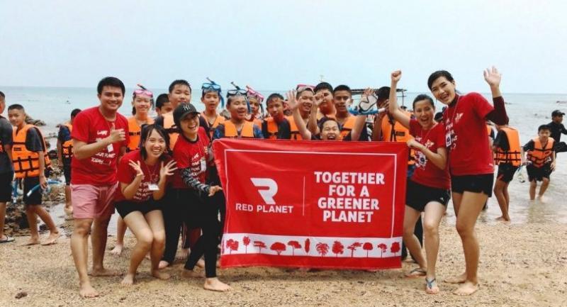 Red Planet joins coral reef restoration at Samae San island in Chonburi