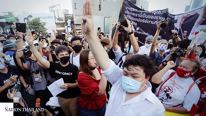 Young activists remind Thais that the country really belongs to them