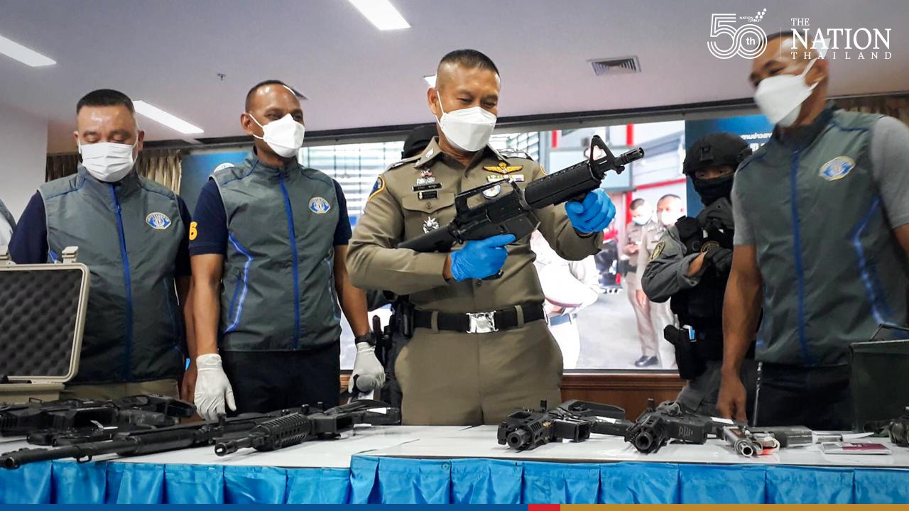 18 Royal Thai Police pistols found for sale online