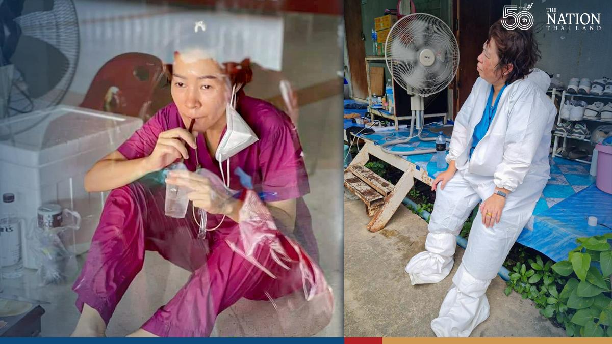 Two Kanchanaburi nurses infected after stint in Bangkok