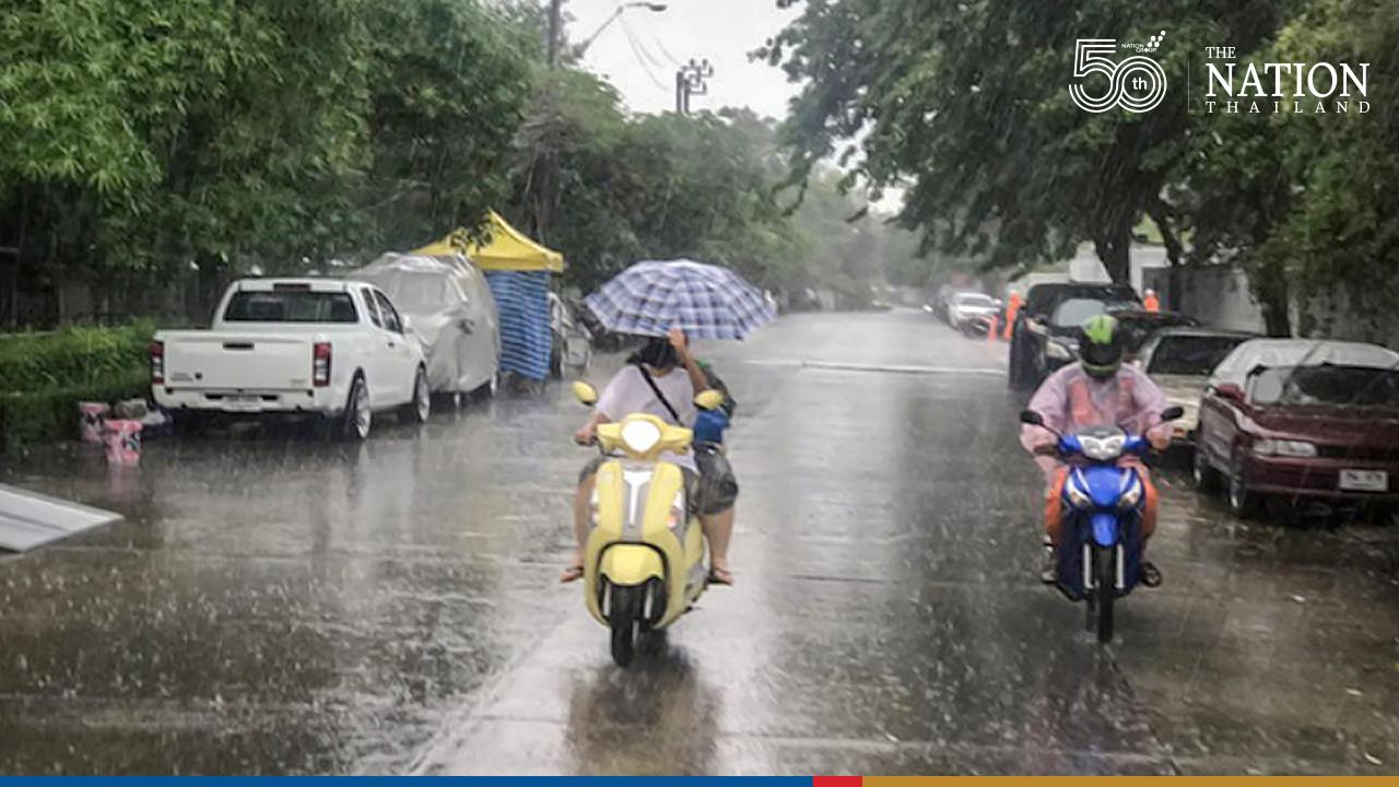 Thundershowers, isolated heavy rains forecast for most of Thailand