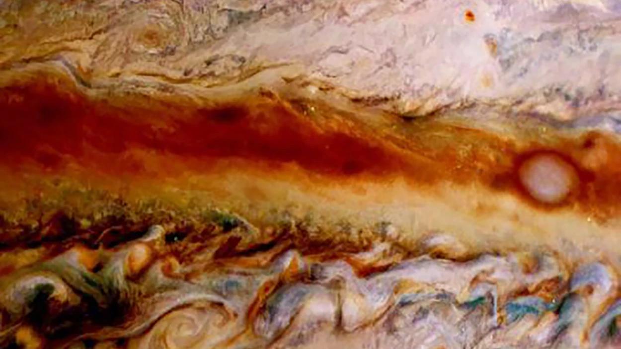 NASA releases new photos of Jupiter - and a recording of its moon that sounds like R2-D2