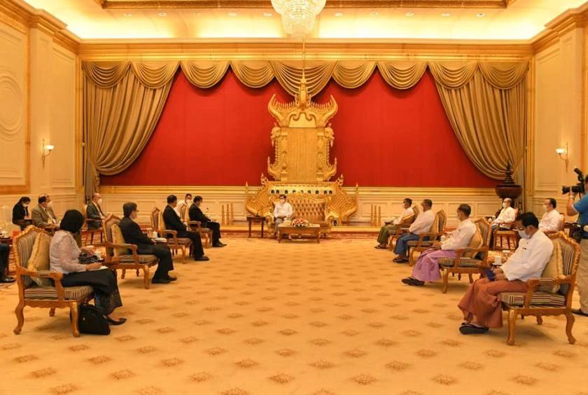 SAC’s Chair receives ASEAN special envoy to Myanmar in Nay Pyi Taw