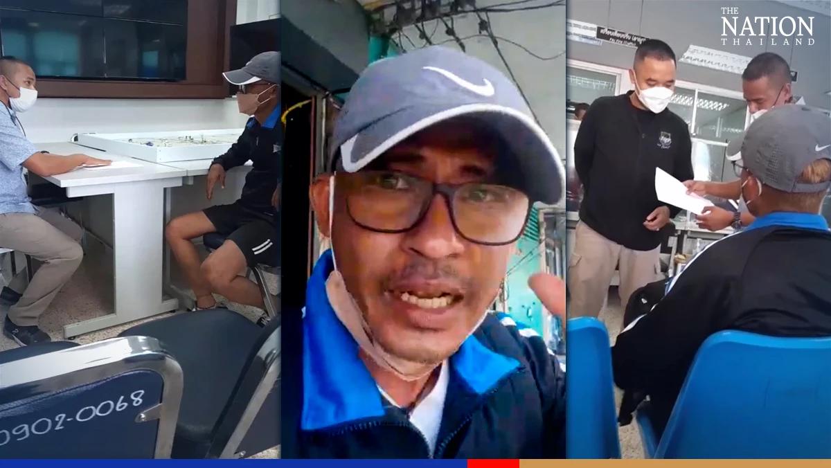 Former Thalu Fah leader surrenders over ping pong bomb incident