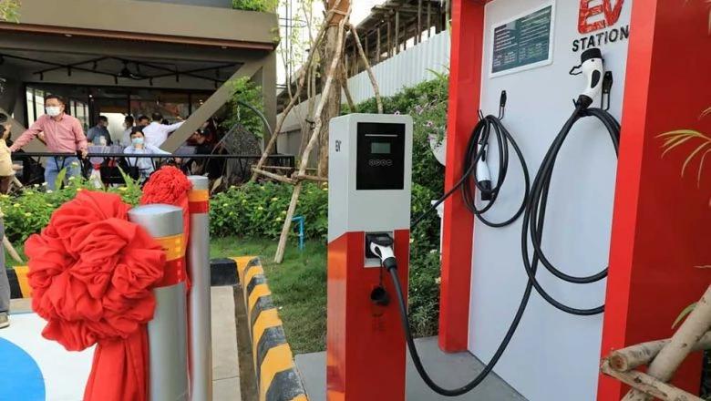 1st EV charging unit set for public in Cambodia