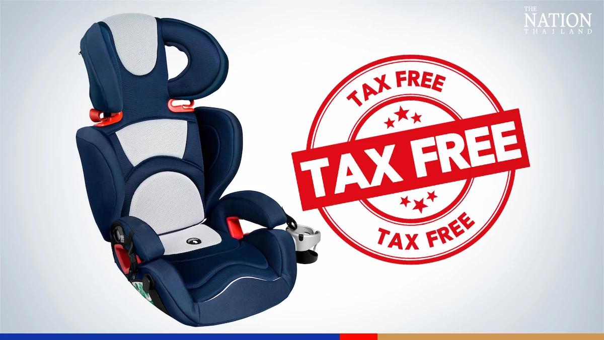 Tax on child car seats suspended ahead of mandatory use