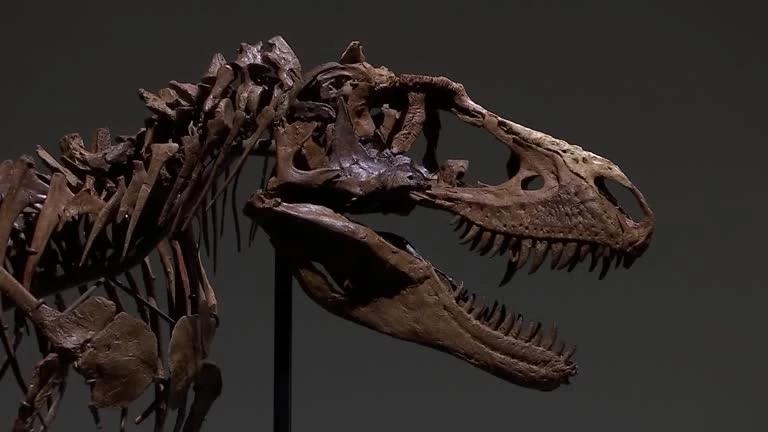 Gorgosaurus skeleton sells for $6.1 mln, one of the most valuable dinosaurs sold