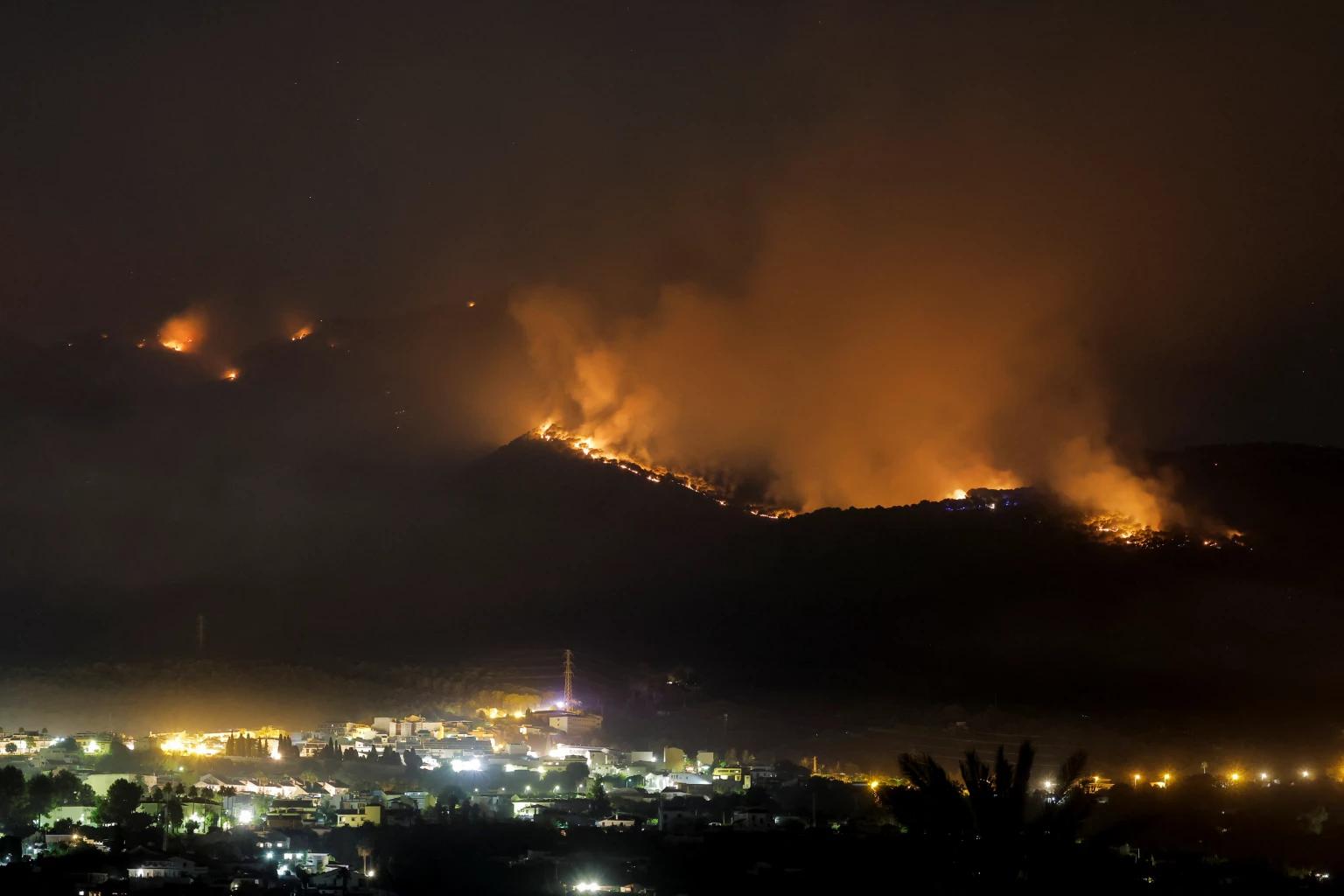 Wildfires rage in Spain as heatwave sears Europe