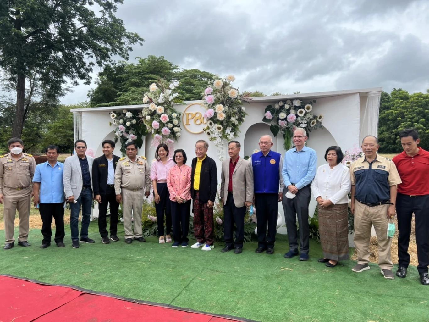 Business tycoon and industrialist Prayudh Mahagitsiri opens Teak Carbon Co., Ltd. - a vast teak plantation located in Petchaboon, aims at exporting teak products in the near future
